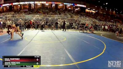 1A 220 lbs Champ. Round 1 - David Mercado, North Bay Haven vs Saul Martinez, Dunedin