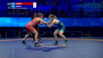 72 kg 1/4 Final - Patrycja Cuber, Poland vs Amit Elor, United States