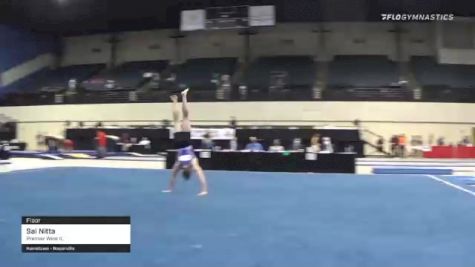 Sai Nitta - Floor, Premier West IL - 2021 USA Gymnastics Development Program National Championships