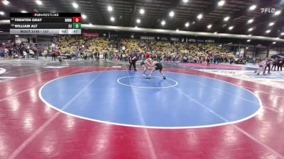 157 lbs Cons. Round 1 - William Alt, Eastside United vs Trenten Gray, Moorcroft Mat Masters