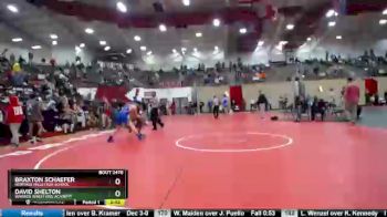 182 lbs Cons. Round 2 - David Shelton, Warren Wrestling Academy vs Braxton Schaefer, Heritage Hills High School