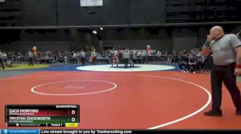 6A - 195 lbs Quarterfinal - Trystan Duckworth, Olathe Northwest vs Zach Morford, Wichita-Northwest