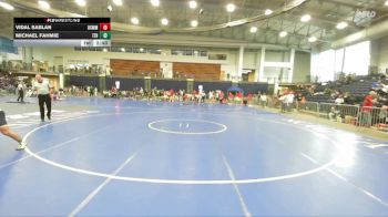 149 lbs Champ. Round 1 - Michael Fahmie, Ithaca vs Vidal Sablan, Merchant Marine