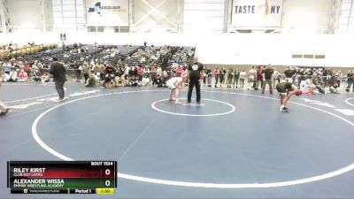 138 lbs Champ. Round 3 - Alexander Wissa, Empire Wrestling Academy vs Riley Kirst, Club Not Listed