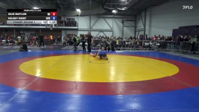 160 lbs Champ. Round 1 - Kelsey Knief, Luther vs Julie Maylum, Wartburg