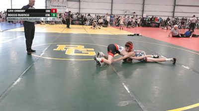 88 lbs Round 3 - 12:30pm Saturday - Rocco Rustico, CTWHALE vs Levi Ormsby, Iowa Black