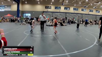 72 lbs Round 5 (8 Team) - Lorenzo Choto, Daniel Cormier WA vs Teagan Vanbebber, Rough House