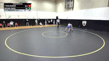 133 lbs Cons. Round 4 - Ryan Hanson, Wisconsin-Oshkosh vs Michael Smith, Thomas More