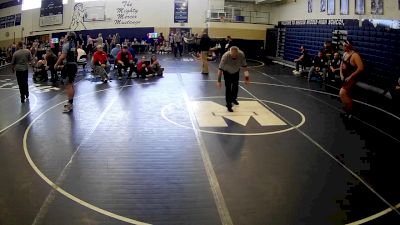 285 lbs Cons. Round 5 - Kyle Suhrie, Mercer Area Hs vs Jacob Reich, Slippery Rock Area Hs