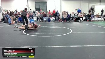 110 lbs Round 1 (6 Team) - Emily Kivler, Misfits Power vs Peyton Segata, Misfits Strength