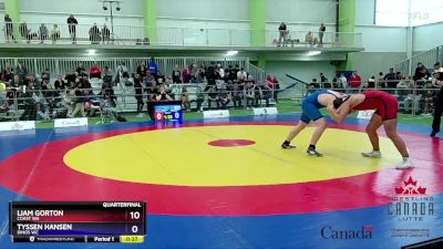 92kg Semifinal - Arkhyp Gabroshvili, Central Toronto WC vs Ewan England, Unaffiliated BC