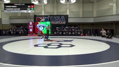 49 lbs 1st Place Match - Saeed Mirza, Edina Wrestling Association vs Kashton Kaylor, Team Aggression Wrestling Club