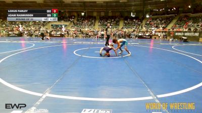 64 lbs Round Of 32 - Loxus Farley, Chickasha Wrestling vs Adam Rasmussen, Roundtree Wrestling Academy