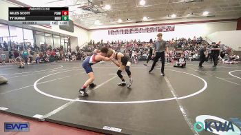 76 lbs Rr Rnd 3 - Miles Scott, Ponca City Wildcat Wrestling vs Ty Burns, Morrison Takedown Club