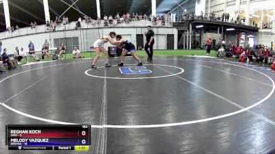 163 lbs Round 5 (6 Team) - Reghan Koch, Ohio vs Melody Vazquez, Indiana