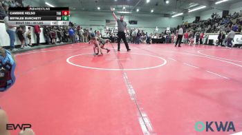 49 lbs Rr Rnd 1 - Cambrie Kelso, Tiger Trained Wrestling vs Brynlee Burchett, Raw Wrestling Club