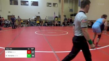 170 lbs Semifinal - Jack Willen, HS Cincinnati WC vs A.J. Tomaino, HS TNWC White