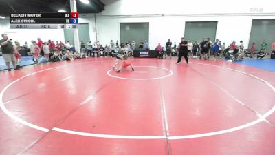 75 lbs Beckett Moyer, Iowa Blue vs Alex Strobl, North Carolina