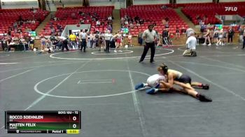 72 lbs Cons. Semi - Rocco Soehnlen, G3 vs Masten Felix, OCRTC