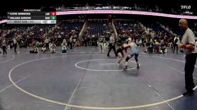 107 lbs Cons. Round 3 - Katie Simmons, Laney vs Delana Gibson, Oak Grove