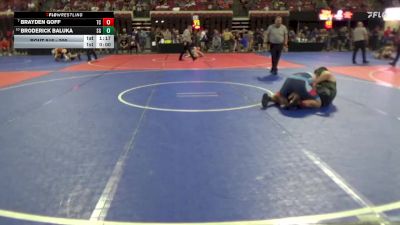 200 lbs Champ. Round 1 - Brayden Goff, Team Champs vs Broderick Baluka, Stillwater Gladiators