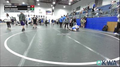 120 lbs Consolation - Kanyon Fryar, Choctaw Ironman vs Jaxon Johnson, Choctaw Ironman