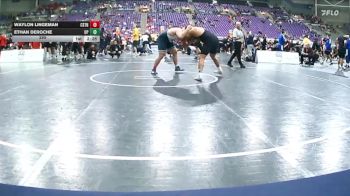 285 lbs Quarters & 1st Wb (16 Team) - Ethan DeRoche, Providence (Mont.) vs Waylon Lingeman, Cornerstone