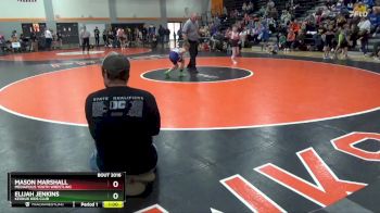 N-11 lbs Semifinal - Mason Marshall, Mediapolis Youth Wrestling vs Elijah Jenkins, Keokuk Kids Club