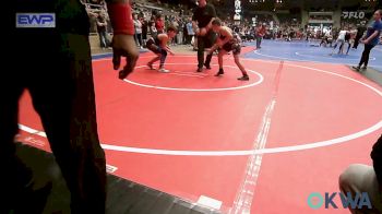 110 lbs Quarterfinal - Rylan Weiher, McAlester Youth Wrestling vs Bryce Rodgers, Raw Wrestling Club