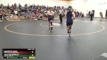 N-7 lbs Round 1 - Taylynn Kraklio, Empire Academy vs Jeanette Cook, Wildcat Youth Wrestling