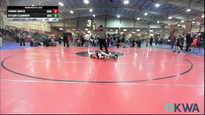 75 lbs Consolation - Owen Grice, Duncan Demon Wrestling vs Kyler Clement, Madill Takedown