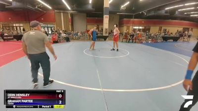 187 lbs Round 3 - Odin Hensley, 3F Wrestling vs Graham Partee, Texas