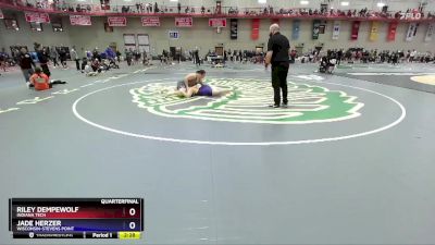 207 lbs Quarterfinal - Jade Herzer, Wisconsin-Stevens Point vs Riley Dempewolf, Indiana Tech