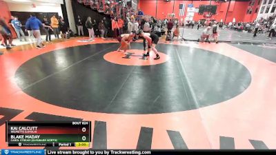 220 lbs Cons. Round 4 - Blake Maday, Carol Stream (GLENBARD NORTH) vs Kai Calcutt, Wilmette (LOYOLA)