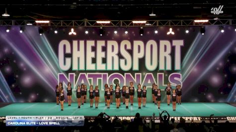 Carolina Elite - Love Spell [2026 L1 Youth - Flex - D2 - Medium Day 2] 2026 CHEERSPORT National All Star Cheerleading Championship