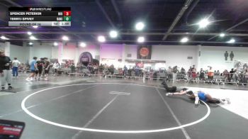 144 lbs Round Of 16 - Spencer Peterkin, Nikiski Freestyle WC vs TerryJ Spivey, Rancho Bernardo WC