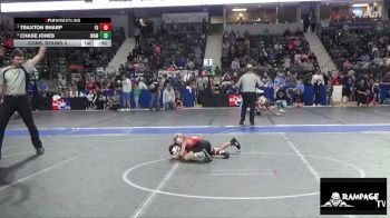 52 lbs Cons. Round 3 - Chase Jones, Wamego vs Traxton Sharp, Fort Scott