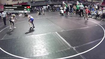 65 lbs 3rd Place Match - Jack Bruns, Hawks Wrestling Club (Lincoln) vs Braxton Borer, Double Dog Wrestling