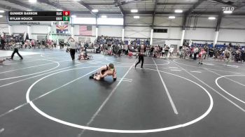 137 lbs Semifinal - Gunner Barron, BlackCat WC vs Rylan Houck, Oroville Rattlers