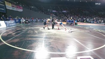 4A Boys 113 lbs Champ. Round 1 - Emmett Oliver, Madras Boys vs Raphael LaCount, Cottage Grove Boys