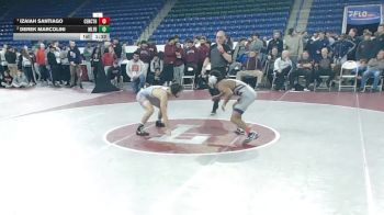 132 lbs Final - Izaiah Santiago, Central Catholic vs Derek Marcolini, Milford