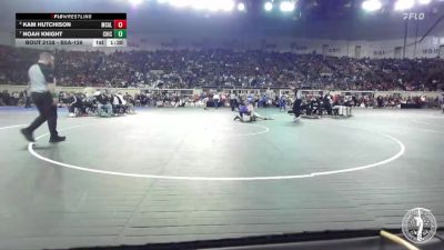 B5A-126 lbs Quarterfinal - Noah Knight, Chickasha/Verden vs Kam Hutchison, McAlester