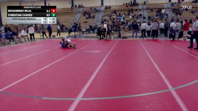 133 lbs 5th Place Match - Muhammad Bilal, Iowa Central Community College vs Christian Chavez, Harper CC