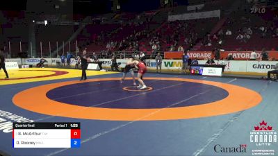 65kg Quarterfinal - Beau McArthur, Team Impact WC vs Owen Rooney, Montreal NTC / Loyola HS