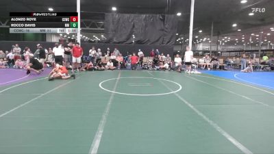 96 lbs Round 3 - Rocco Davis, Micky`s Maniacs vs Alonzo Roye, Capital City WC