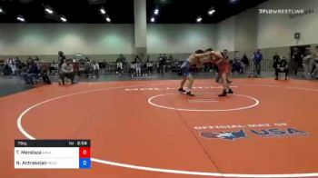 79 kg Consolation - Tanner Mendoza, Arkansas RTC vs Neil Antrassian, Pennsylvania RTC