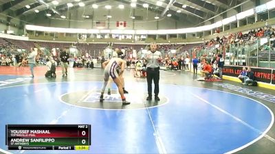 145 lbs Champ. Round 1 - Youssef Mashaal, Tottenville-PSAL vs Andrew Sanfilippo, St Anthonys