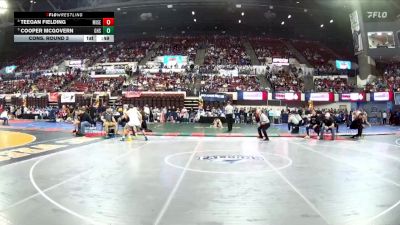 AA - 150 lbs Cons. Round 3 - Cooper McGovern, Gallatin (Bozeman) vs Teegan Fielding, Missoula Sentinel