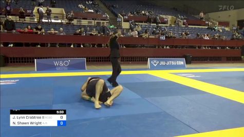 Jeffrey Lynn Crabtree II vs Nicholas Shawn Wright 2024 Pan IBJJF Jiu-Jitsu No-Gi Championship