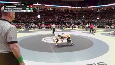 126 lbs Champ. Rd Of 16 - Jonathan Fritinger, Moeller vs Josh Zimmer, Teays Valley